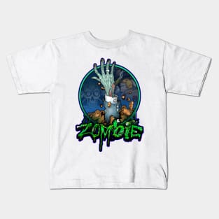 Zombie Rise by Hard Grafixs© Kids T-Shirt